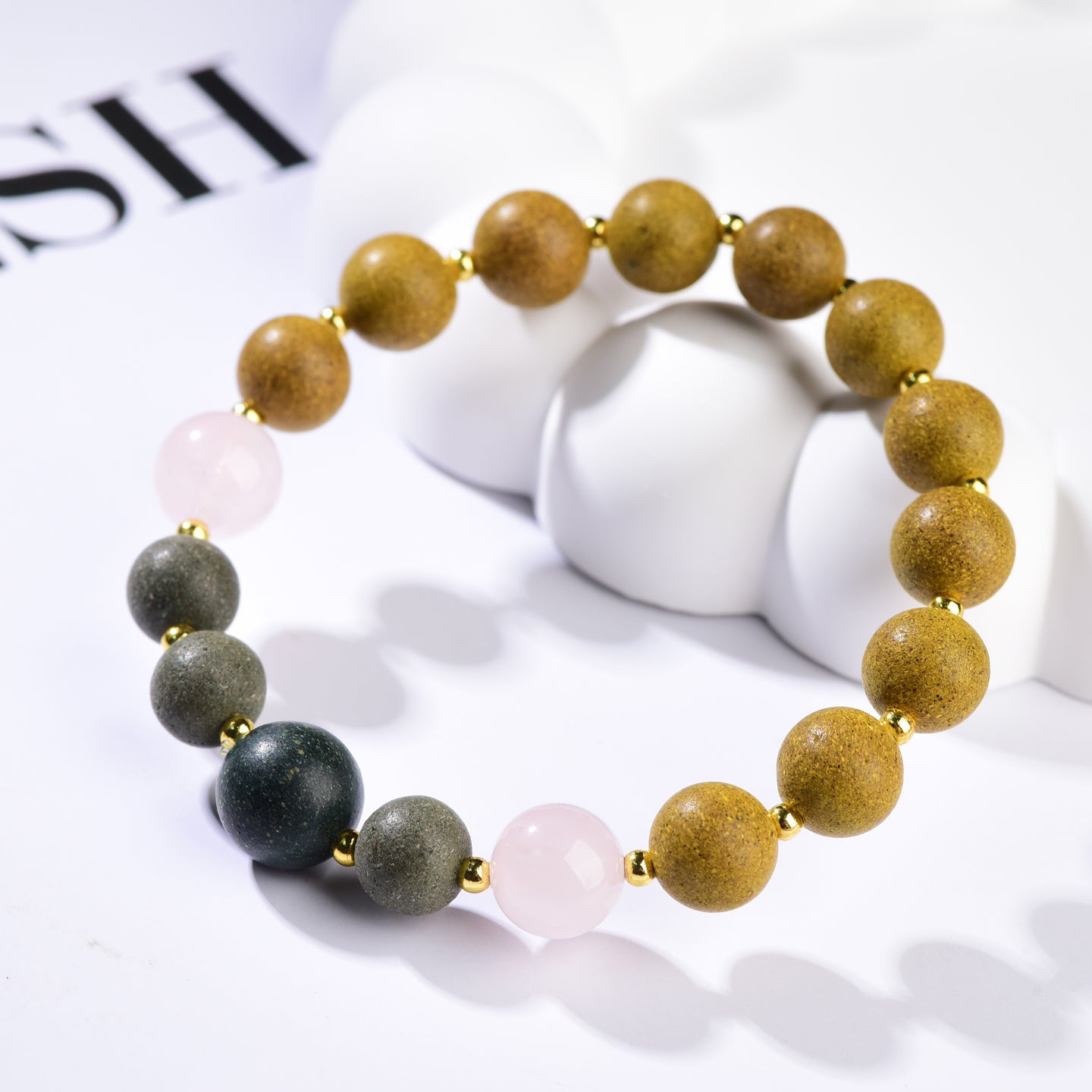 Earth & Rose Energy Balance Bead Bracelet